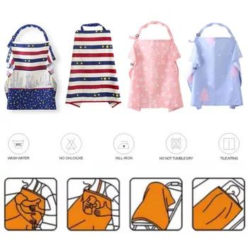 

MrY 2019 Premium Cotton Breastfeeding Nursing Cover Up Blanket Outdoor
