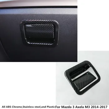 

Hot Sale For Mazda 3 Axela M3 2014 2015 2016 2017 2018 2019 Stick Carbon Fibre Co-Pilot Glove Box Front Trim Lamp Panel Frame