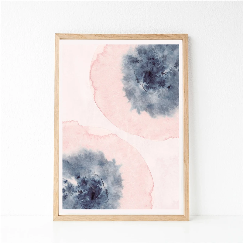 Blush-Pink-Blue-Abstract-Floral-Wall-Art-Print-Watercolor-Flowers-Pink-Pansies-Canvas-Painting-Wall-Picture