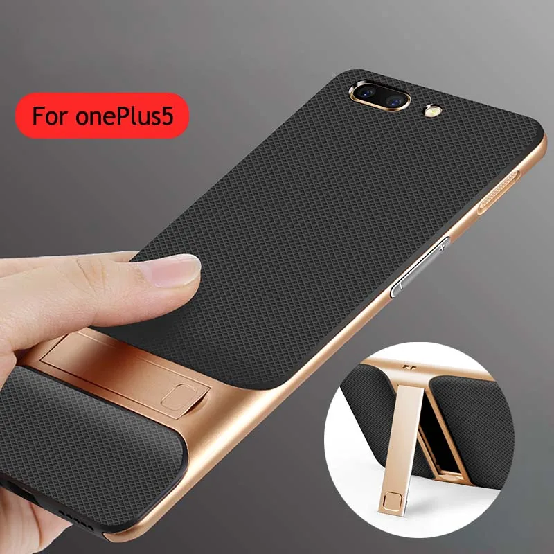 Luxury Rubber Hard Case for One Plus 5 Case Coque Case 2 in 1 Stand Function Shockproof Back Cover for One Plus 3 3T Phone Cover 1-plus-5-cover : image Luxury Rubber Hard Case for One Plus 5 Case Coque Case 2 in 1 Stand Function Shockproof Back Cover for One Plus 3 3T Phone Cover 1-plus-5-cover