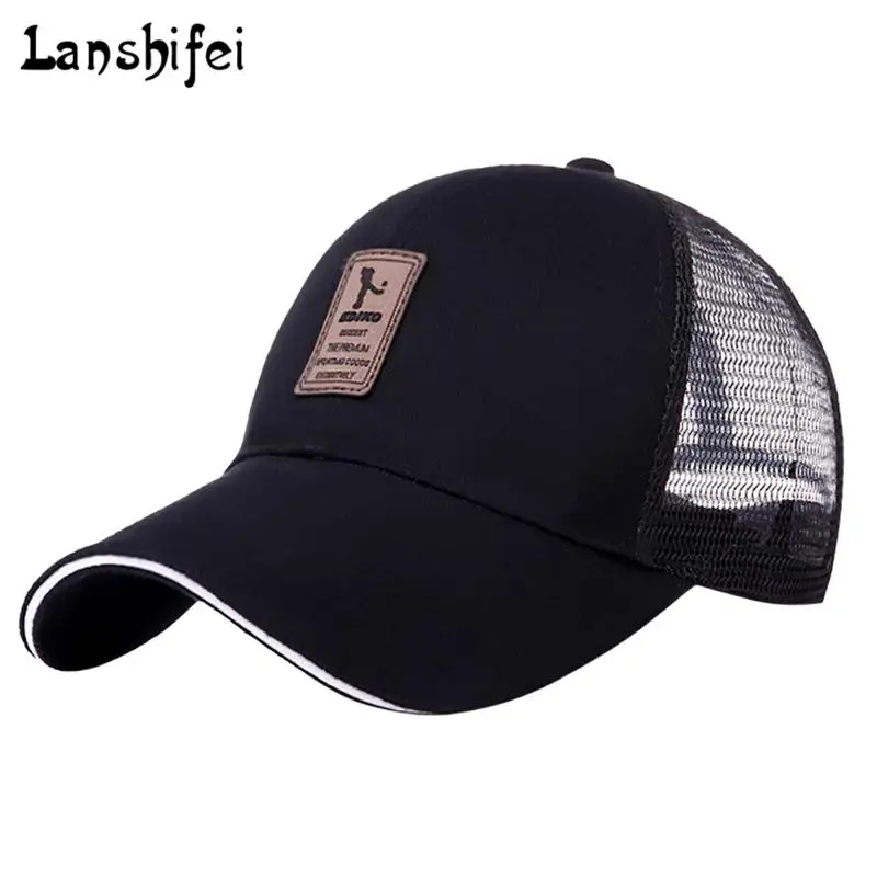 Summer Baseball Cap Outdoor Breathable Mesh Cap Adjustable Snapback ...