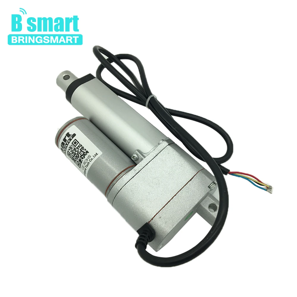Bringsmart SRA DW 50 мм ход 2 дюйма 12 В DC потенциометр линейный привод 5 40 мм/секция нагрузка