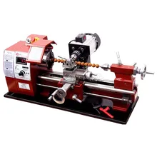 and string Miniature Buddha machine 400 Small woodworking lathe wooden beads processing