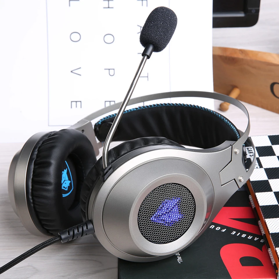 NUBWO N2U Brand Gaming Headphones Wired USB Headset Gamer with Microphone Volume Control LED for Computer Laptop fone (10)