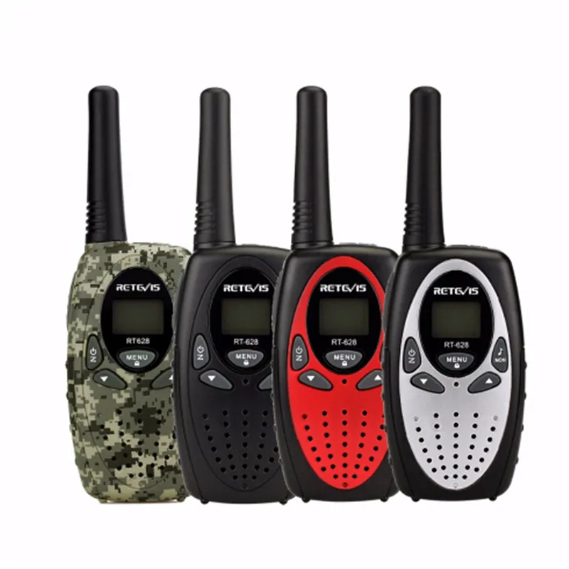 4 pcs Mini Walkie Talkie For Kid 4 Colors Retevis RT628 0.5W UHF PMR446