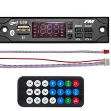 MP3 WMA декодер доска MP3 плеер Автомобильный аудио USB TF FM радио модуль беспроводной Bluetooth 5 в 12 В пульт дистанционного управления для автомобиля