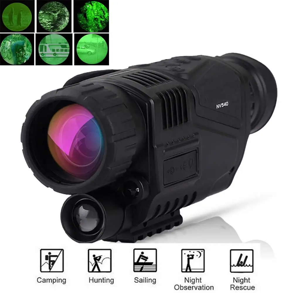 

New 200MM Monocular Hunting Night Vision infrared Digital Scope Telescope long range built-in Camera Shoot Photo Recording Video