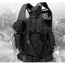 Страйкбол Спорт Пейнтбол Спорт на открытом воздухе тактические жилеты военная армия тренировочный жилет стрельба Охота боевое снаряжение Colete Tatico