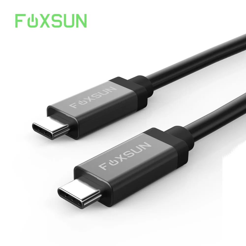 USB C إلى USB-C كابل ، 3ft/0.9 m 3.1 Gen1 5 GB مع E-علامة مع تسليم السلطة وسريع تهمة ل غالاكسي ملاحظة 8 و S8 ، جوجل بكسل