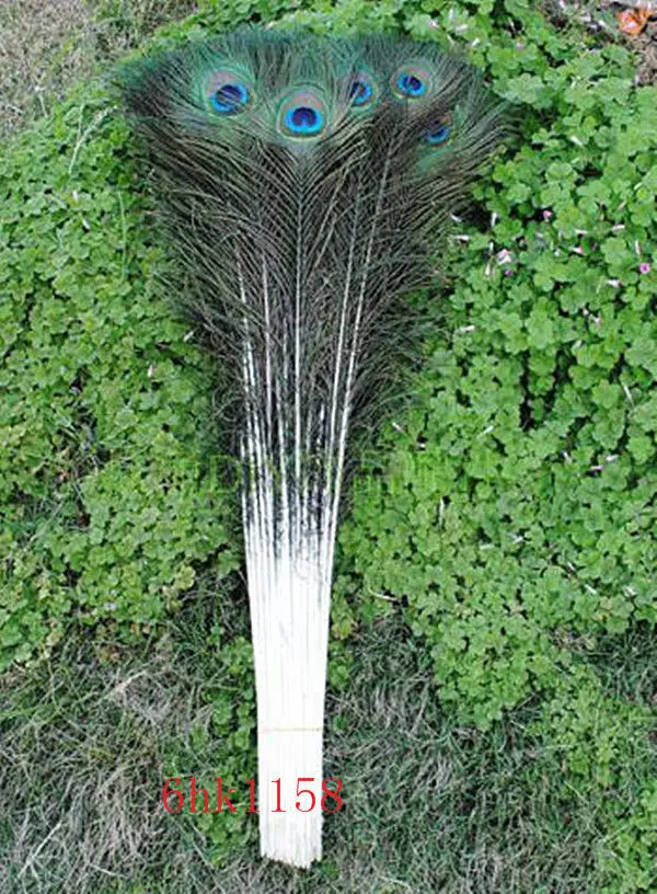 

wholesale 1000 pc high quality natural peacock feather 90-100cm / 36-40inch wedding decorative