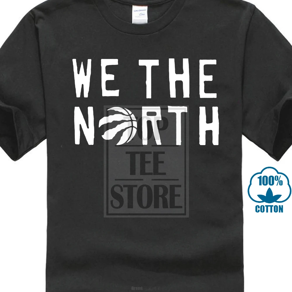 نحن شمال تورونتو اعب مروحة T Shirtfashion الرجال T قميص الملابس المطبوعة القطن رجل يا الرقبة أعلى