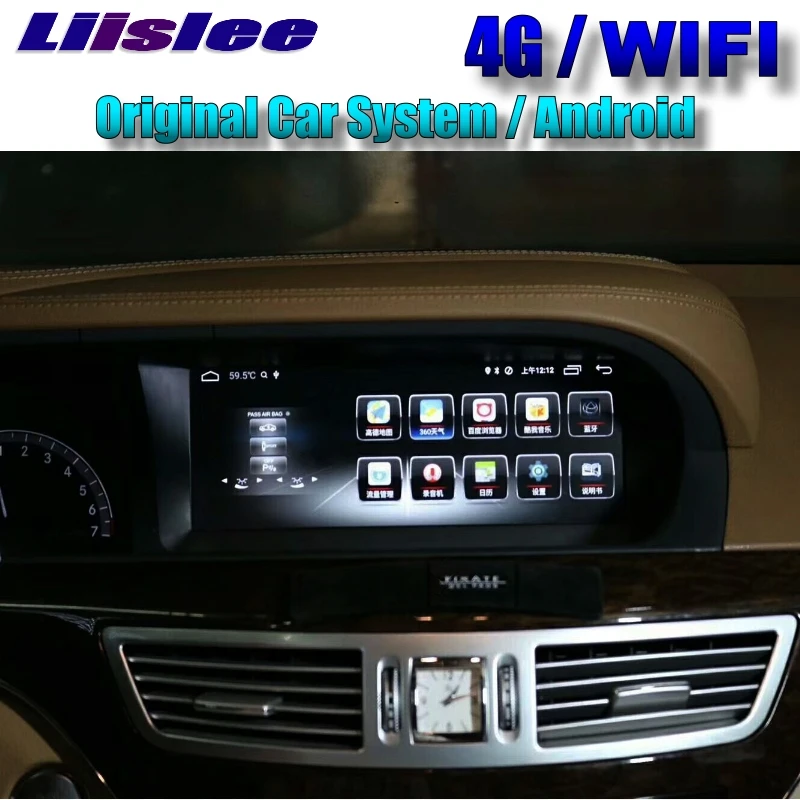 Liislee Car Multimedia Player NAVI For Mercedes Benz S W221 S280 S320 S400 S600 S63 2006~2013 Accessories Radio GPS Navigation 6