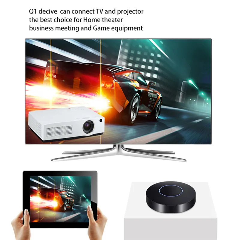 HD 1080P HDMI + AV WIFI Display Wireless Mirroring DONGLE Support DLNA Miracast Airplay Mirror Adapter Converter for IOS Android