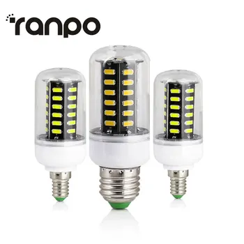 

1X 15LEDs 22LEDs 28LEDs 42LEDs AC220V E14 E27 LED Corn light Bulb 9W 12W 15W 24W SMD 7030 Lampada led Chandelier Candle Lighting