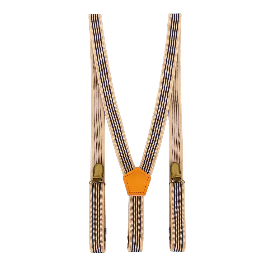 

Men's suspenders Braces striped New 3 Clip Suspenders Man For Pants mens Trouser Suspenders Fashion Adjustable Women's Braces