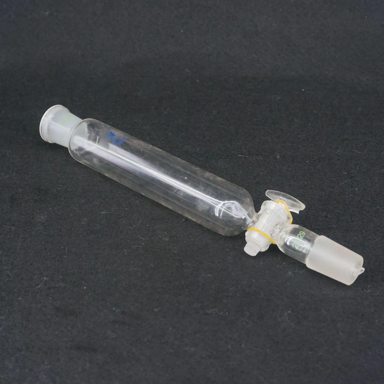 100ml Ground Glass Joint 24/29 Cylindrical Separatory Funnel Lab