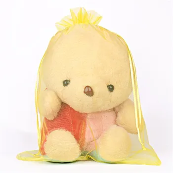 

500pcs/lot 30cmx40cm Gift Bags Spot Plain Yarn Candy Bags Eugen Gauze bag Beam port Packaging Organza bags Wedding Supplies