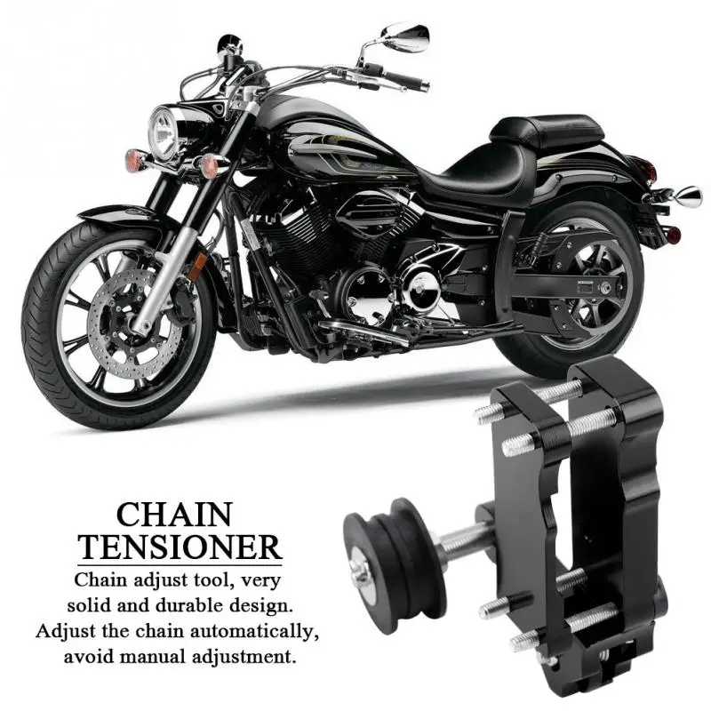 

Motorcycle Adjuster Chain Tensioner Roller CNC Aluminium Alloy Universal Tool Motorcycle Adjuster Chain