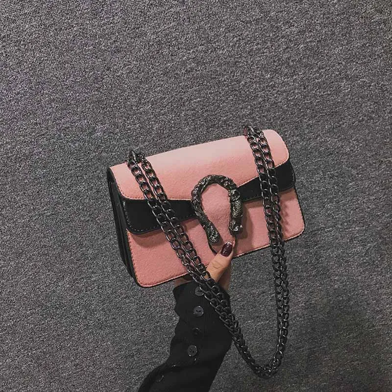 Women Fashion Design Chains Shoulder Bag Luxury Leather Female Exuqisite Handbag Holiday Crossbody Lady Casual Flap Bolsa SS3497 (23)