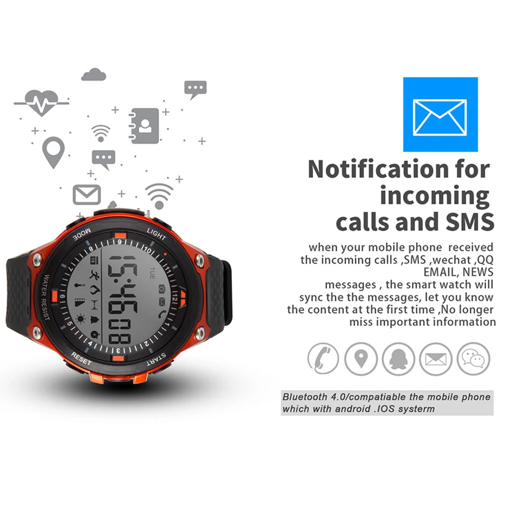 Смарт часы TimeOwner с Bluetooth повседневные спортивные шагомером монитором калорий и