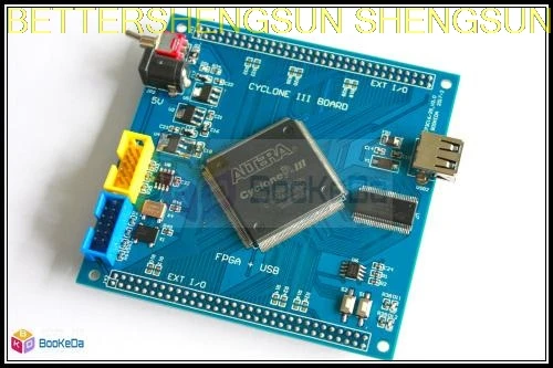

USB2.0 CY7C68013 FPGA + USB EP3C25 NIOS Data acquisition development board