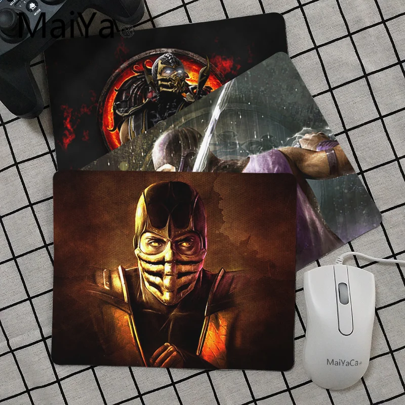 Высококачественный коврик для мыши Maiya Mortal Kombat игровые коврики гладкий письма