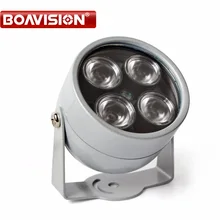 Iluminador led IR CCTV para cámara IP de cámara de vigilancia CCTV, iluminación infrarrojo IR para exteriores, impermeable, visión nocturna, 4 matriz