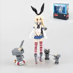 Kantai Коллекция 214 shimakaze 16 см фигурку игрушки Модель figrues Коллекционная мультфильм рисунок подвижный подарок ПВХ T7709