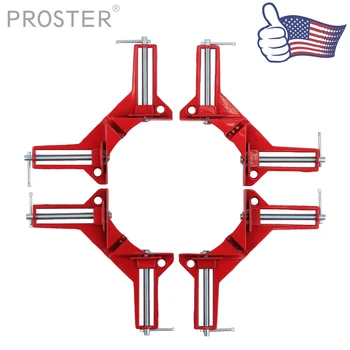 

(Send from US)Proster 4Pcs High quality 90°Degree Right Angle Picture Frame Corner Clamp Holder