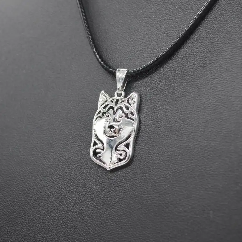 Catena Di Corda Gioielli Di Moda Collane Con Ciondolo Per Cani In Metallo Collane Con Malamute Dell'Alaska In Lega Degli Amanti