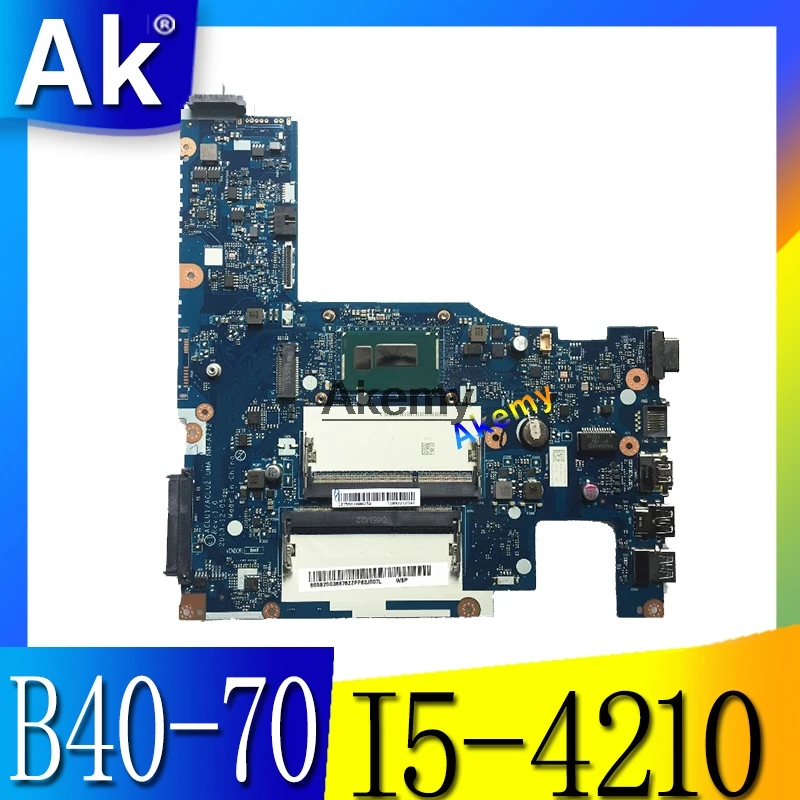 

ZIWB2/ZIWB3/ZIWE1 LA-B092P for Lenovo B40-70 N40-70 B40-80 N40-80 notebook motherboard I5-4210 CPU DDR3 100% test work