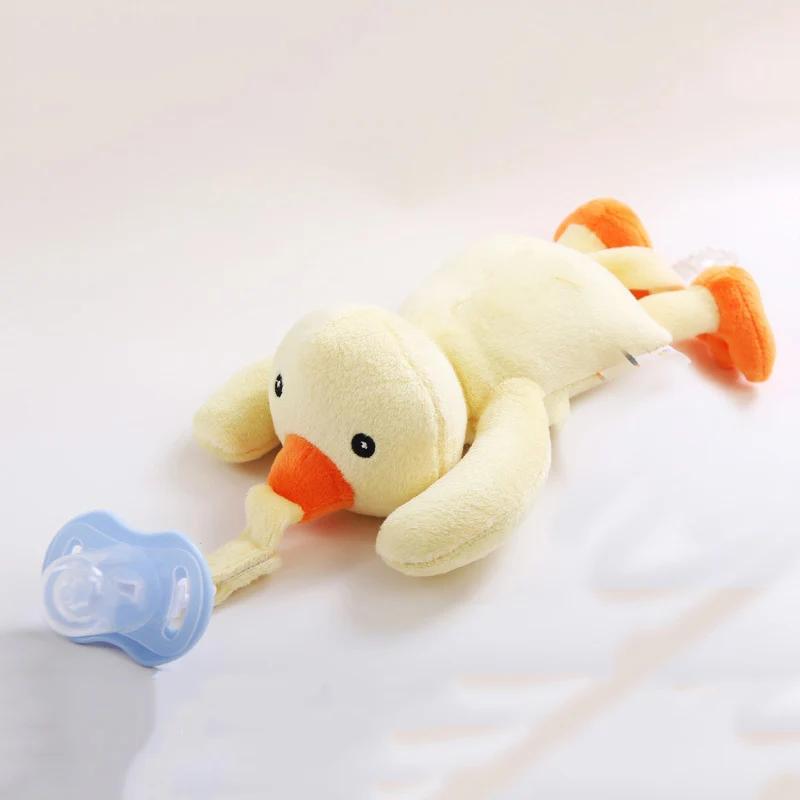 Baby Cartoon Animal Pacifier Infant Cute Plush Nipple Soother Training Toys Kids Soother Nipple Dog Lion Pacifier Clip T0713 (3)