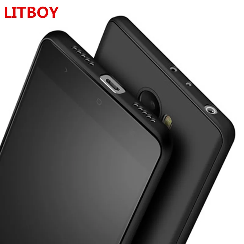 

Simple phone case For Xiaomi Redmi 4X High quality silicone Protective back cover cases for redmi 4 Pro Redmi Note 4 phone shell