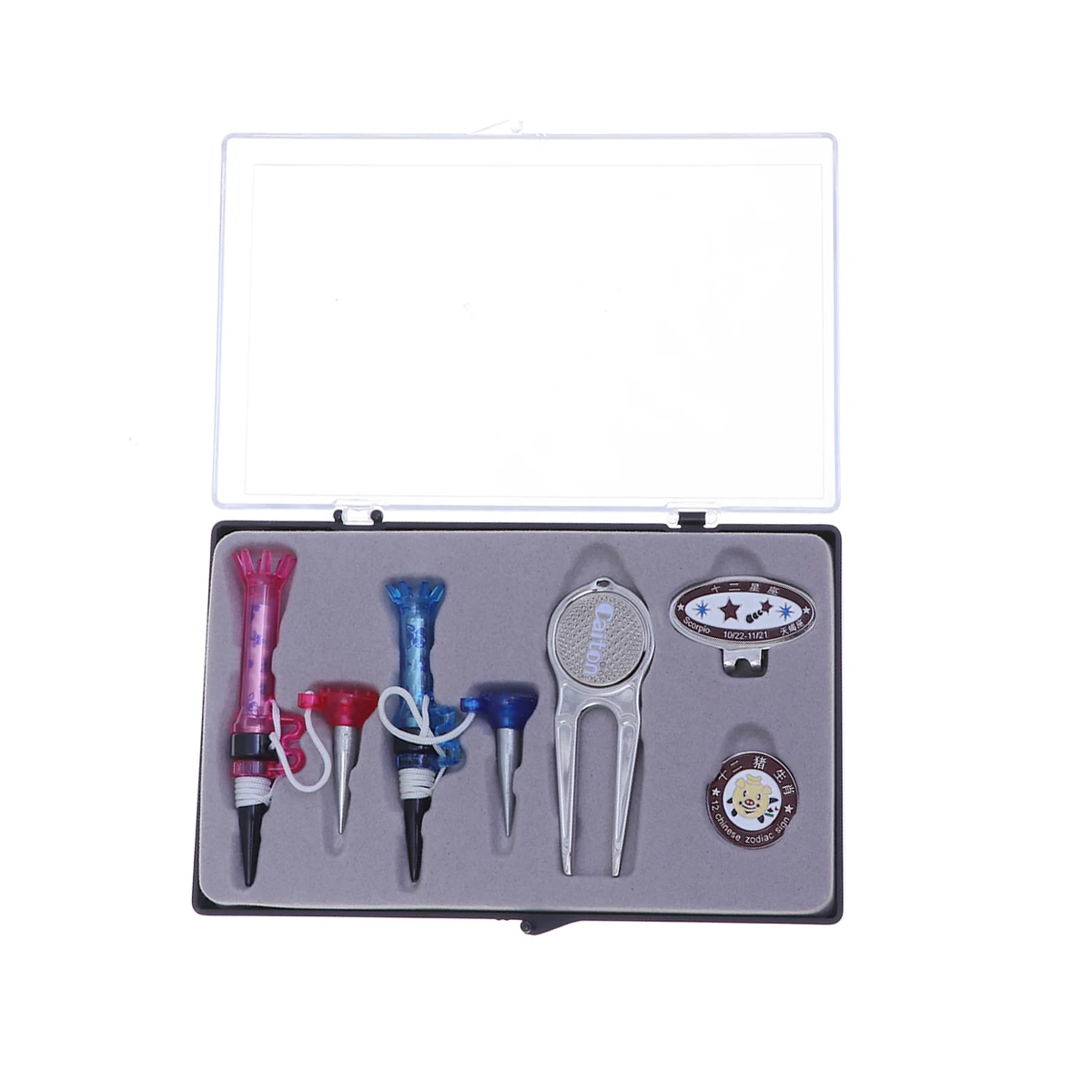 

1 Set Golf Ball Tee Tool Metal G103 Professional Divot Tool Mark Golf Accessories for Outdoor Golf