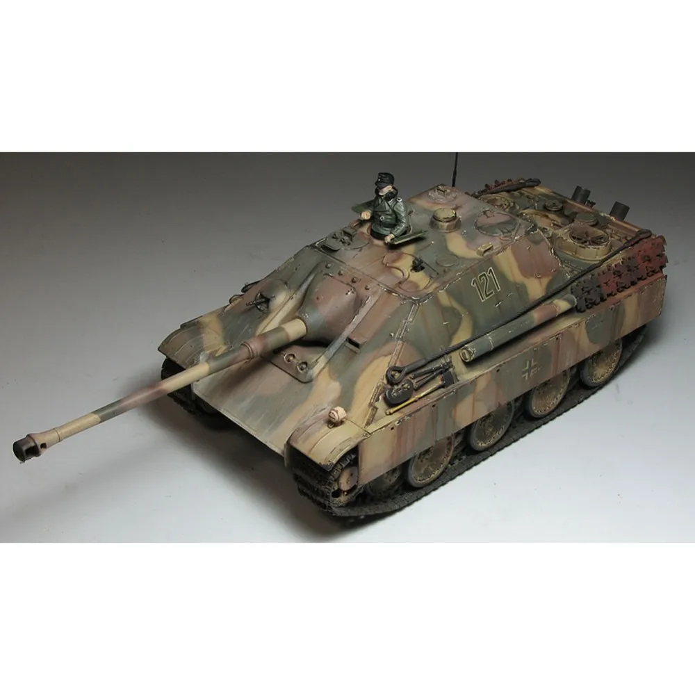 Tamiya по супер скидке 35203 1/35 Пособия по немецкому языку самоходное противотанковое орудие Jagdpanther Sd Kfz 173 поздней версии сборки БТТ модель здания Наборы о rc игрушки