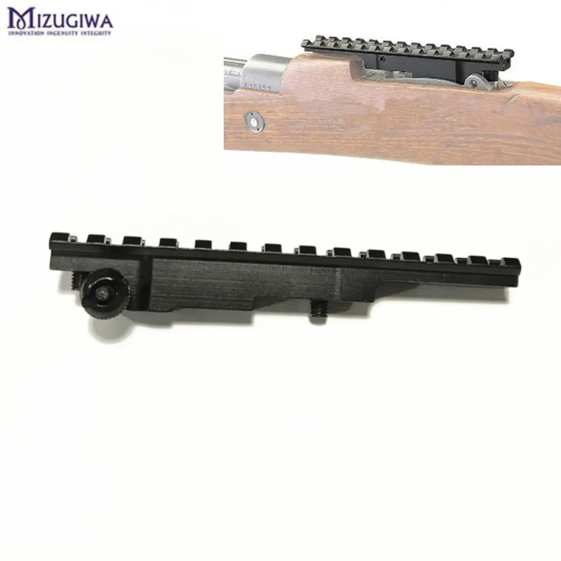 Mauser 98 K98 / Turkish VZ 24 Scout Rifle Picatinny Rail Scope Mount 13 Slot Hunting cazain
