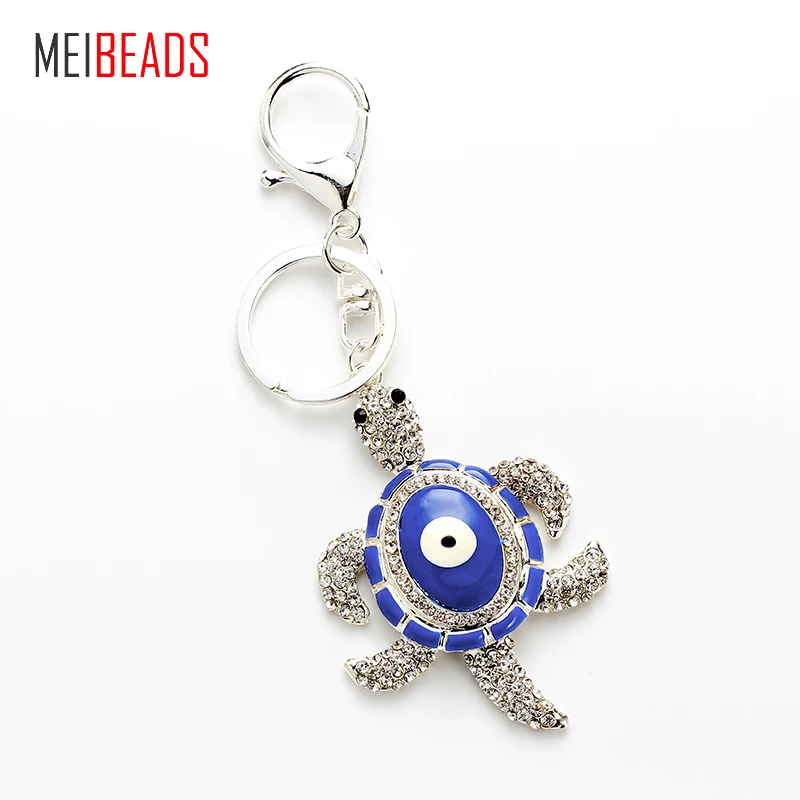 Best MEIBEADS Blue Evil Eye Tortoise Pendants Blue Eye For Key Decoration Pendants Fashion Accessories Creative Novelty Gifts EY4715
