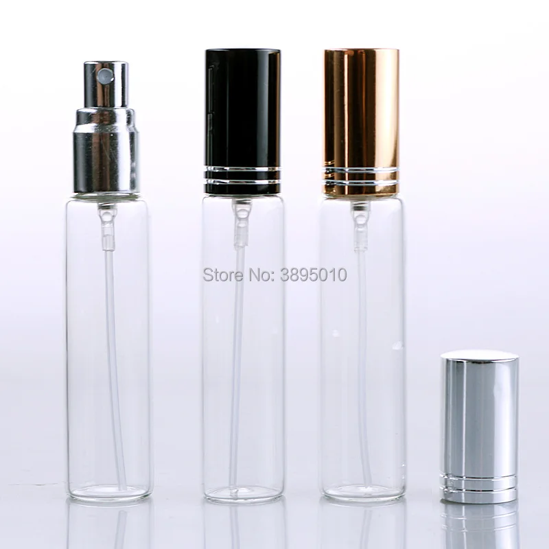 15ML 빈 유리 향수 스프레이 병 작은 화장품 용기 바이알 리필 분무기 포장 F487