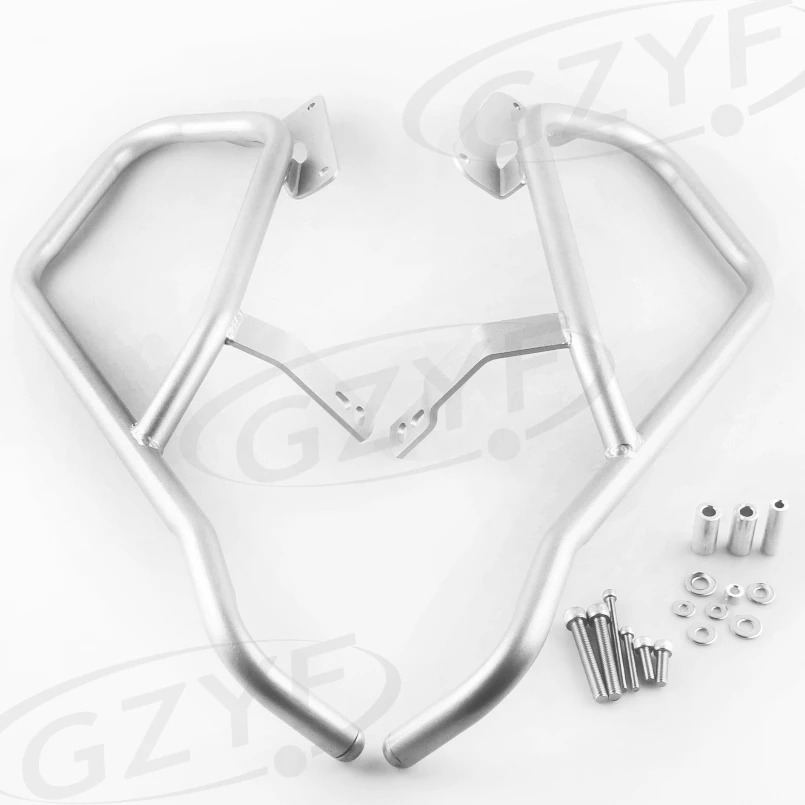 

Motorcycle Front Highway Engine Crash Bar Protector Replacement Kit For BMW K1600GTL 2011 2012 2013 2014 Silver Steel