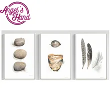 5d на заказ Алмазная картина eigen foto Birs каменные перья attrape reves Шлейфы Мандала Алмазная Картина вышитая вышивка крестиком