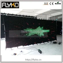 p5cm 2x5 m светодиодный видео дисплей видео экран Свадебные Украшенные фоны