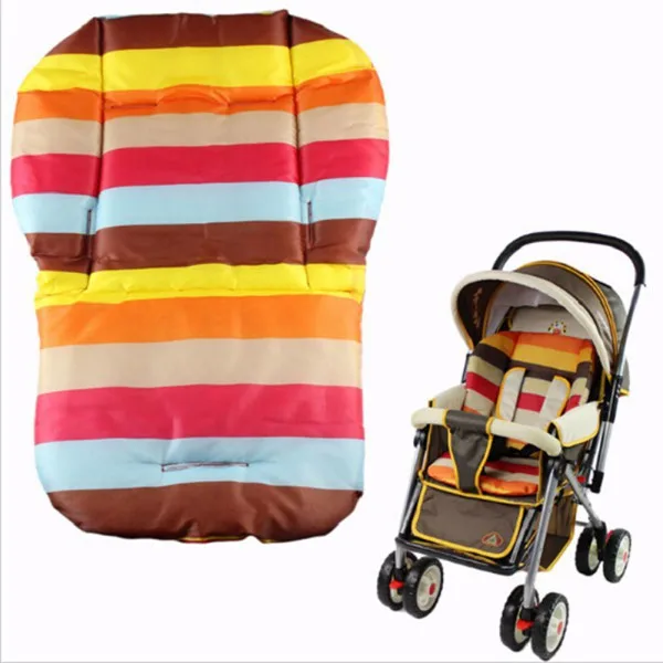 Garniture de siège de voiture imperméable à l'eau rembourrage landau arc-en-ciel bébé enfants poussette coussins vente chaude