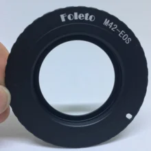 Foleto новый af iii подтвердите m42 объектив для eos адаптер для canon камеры ef крепление кольца 60d 550d 600d 1100d 7d 5d черный
