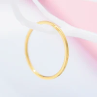 ZMZY Round Rings For Women Thin Stainless Steel Wedding Ring Simplicity Fashion Jewelry Wholesale bijoux 1mm 2