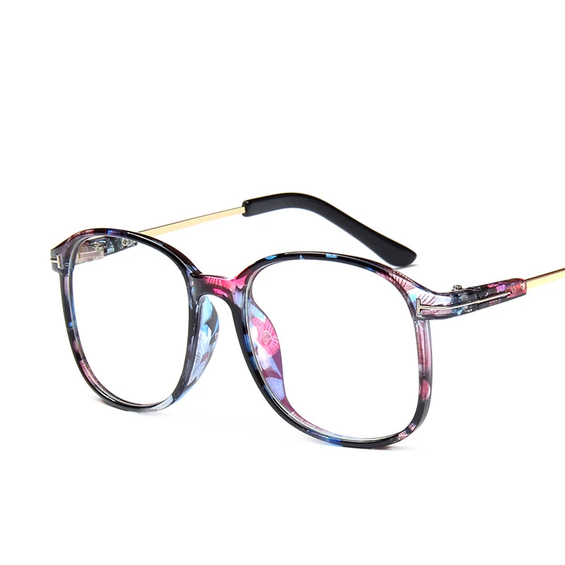 Модные солнцезащитные очки в стиле ретро с квадратным очки; оправа для очков Для женщин Для мужчин компьютер прозрачные линзы очки рамки Винтаж оправы для очков