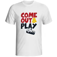 Come Out And Play With Me T Shirt Childhood Video Console Game Pop Casual Punk T-shirt Hip Hop Cool Fashion Unisex Tee play with me