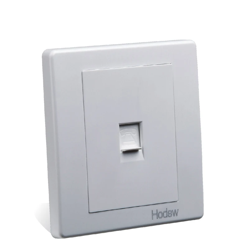 

Household Switching Power Supply Panel, 86-Type Concealed White, Single-Joint Telephone Jack Panel, PC 220V 10A