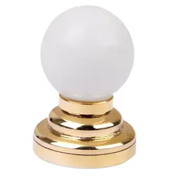 FBIL-1: 12 куклы дом Миниатюрный Глобус белый светодиодный потолочный светодиодный светильник освещение лампа с батареей