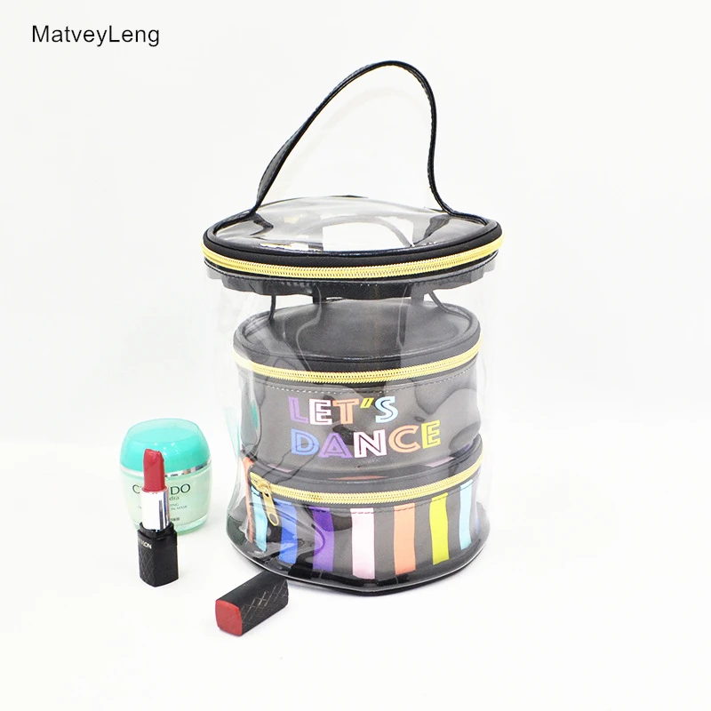 

Women's Travel Cosmetic Bag Set Waterproof Large Capacity Three-piece Wash Bag Multifunctional Makeup Storage Bag Free Shipping