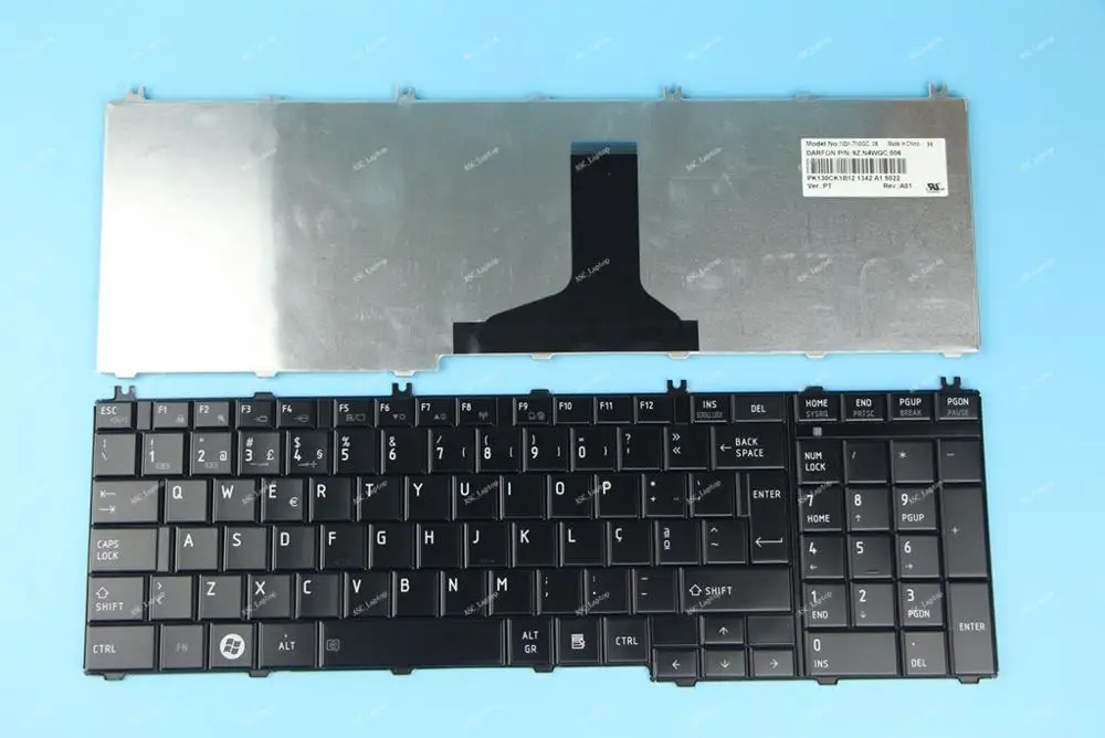 New PT Portuguese Teclado Keyboard for Toshiba Satellite C660 107 C660